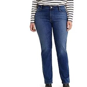 Levi’s Plus Size Mid Rise Straight Leg Jeans 22 Long / 36W 32L